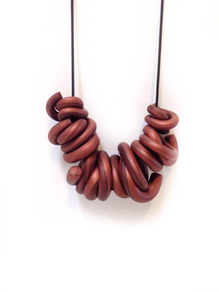 Copper Swirl Necklace
